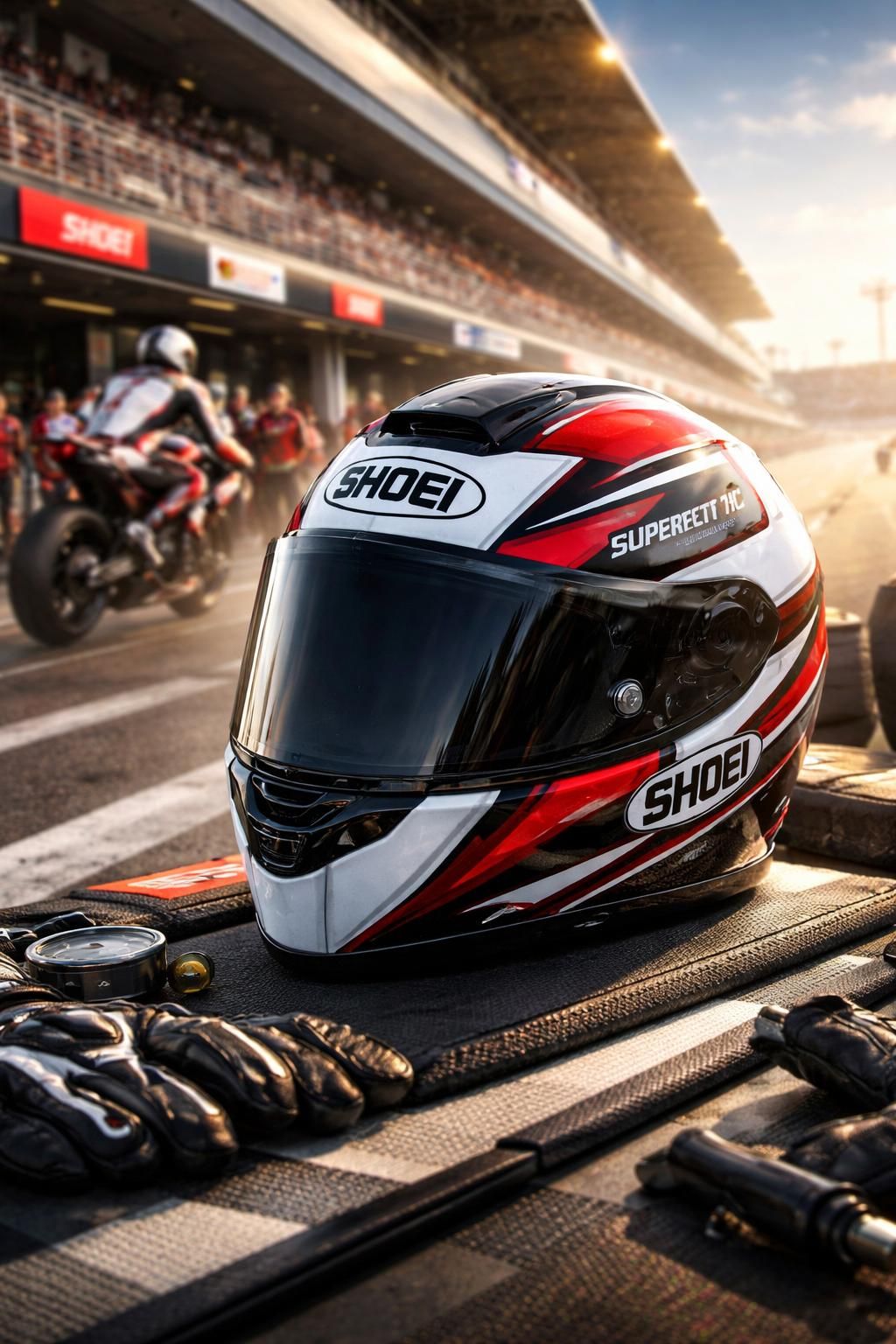 découvrez notre sélection d'équipements moto pour sports de combat, incluant des casques shoei et des vestes alpinestars racing pour une protection optimale et un style inégalé.